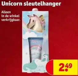 Kruidvat Unicorn sleutelhanger aanbieding