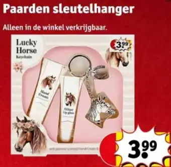 Kruidvat Paarden sleutelhanger aanbieding