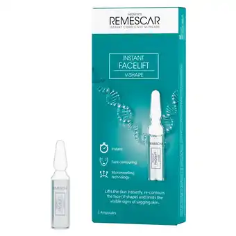 Kruidvat Remescar Instant Facelift V-Shape Ampullen aanbieding