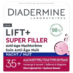Kruidvat Diadermine Lift+ Super Filler Nachtcrème aanbieding