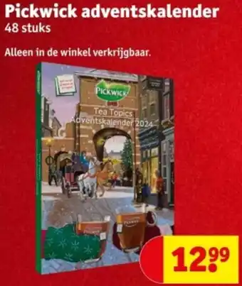 Kruidvat Pickwick adventskalender aanbieding