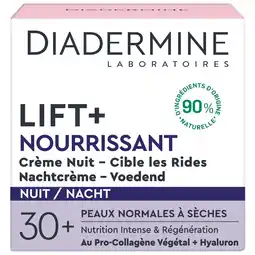 Kruidvat Diadermine Lift+ Nourrissant Nachtcrème aanbieding