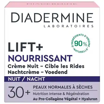 Kruidvat Diadermine Lift+ Nourrissant Nachtcrème aanbieding