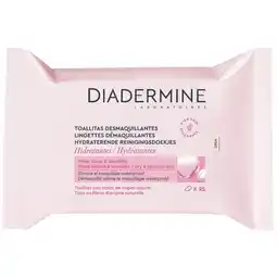 Kruidvat Diadermine Hydraterende Reinigingsdoekjes aanbieding