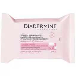 Kruidvat Diadermine Hydraterende Reinigingsdoekjes aanbieding