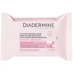 Kruidvat Diadermine Hydraterende Reinigingsdoekjes aanbieding