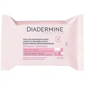 Kruidvat Diadermine Hydraterende Reinigingsdoekjes aanbieding