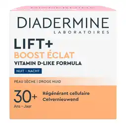 Kruidvat Diadermine Lift+ Boost Éclat Nachtcrème aanbieding
