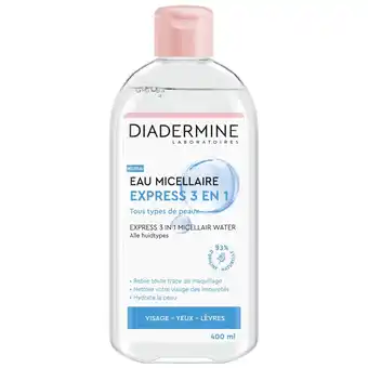 Kruidvat Diadermine Hydraterend Micellair Water voor Alle Huidtypes aanbieding