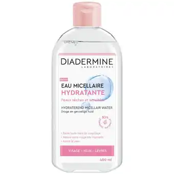 Kruidvat Diadermine Verzachtend Micellair Water voor Alle Huidtypes aanbieding