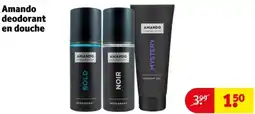 Kruidvat Amando deodorant en douche aanbieding