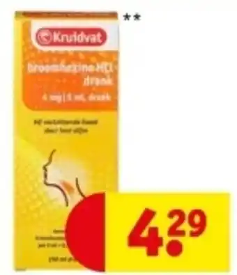 Kruidvat Vastzittende hoest aanbieding