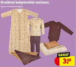 Kruidvat Kruidvat babytextiel verlours aanbieding