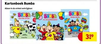 Kruidvat Kartonboek Bumba aanbieding