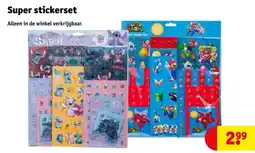 Kruidvat Super stickerset aanbieding