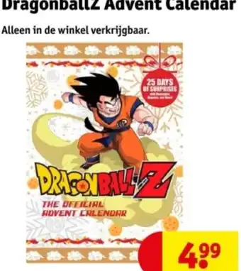 Kruidvat DragonballZ Advent Calendar aanbieding
