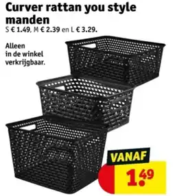 Kruidvat Curver rattan you style manden S aanbieding