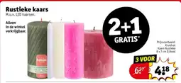 Kruidvat Rustieke kaars aanbieding