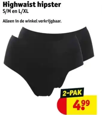Kruidvat Highwaist hipster aanbieding
