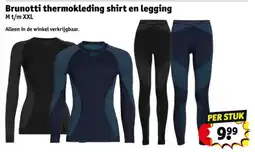 Kruidvat Brunotti thermokleding shirt en legging aanbieding