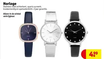 Kruidvat Horloge aanbieding
