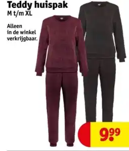 Kruidvat Teddy huispak aanbieding