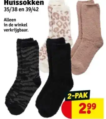 Kruidvat Huissokken aanbieding