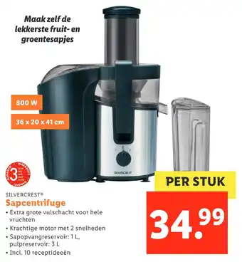 Lidl Sapcentrifuge aanbieding