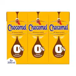 Albert Heijn Chocomel 0% suiker toegevoegd 6-pack aanbieding