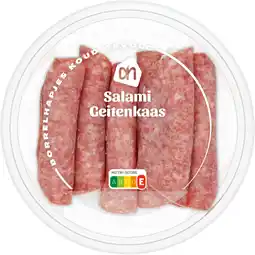 Albert Heijn AH Salami met geitenkaas aanbieding