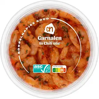 Albert Heijn AH Garnalen in chili olie aanbieding