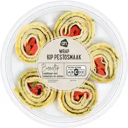 Albert Heijn AH Wrap kip pesto paprika aanbieding