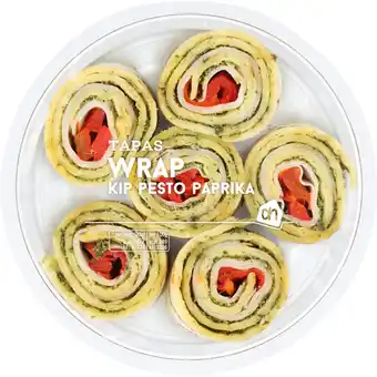 Albert Heijn AH Wrap kip pesto paprika aanbieding