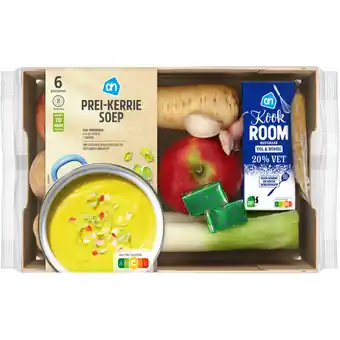 Albert Heijn AH Prei kerrie soep verspakket aanbieding