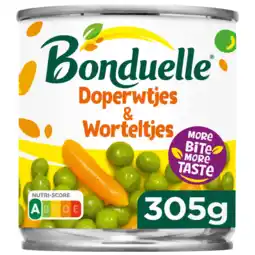 Albert Heijn Bonduelle Doperwtjes & worteltjes aanbieding