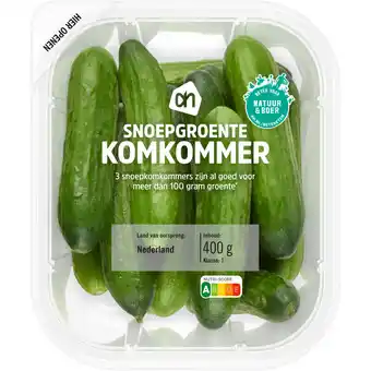 Albert Heijn AH Snoepgroente komkommer aanbieding