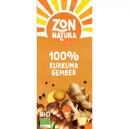 Dirk Zonnatura Biologische thee 100% kurkuma gember aanbieding