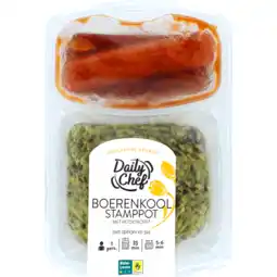 Dirk Daily Chef Boerenkool stamppot met rookworst aanbieding