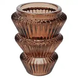 Dirk Glazen kaarsenhouder 6.5x8cm aanbieding