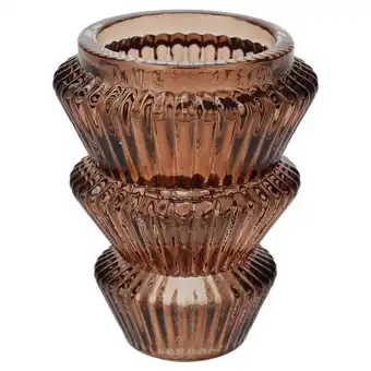 Dirk Glazen kaarsenhouder 6.5x8cm aanbieding