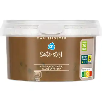 Albert Heijn AH Maaltijdsoep sate stijl aanbieding