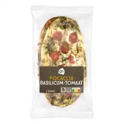 Albert Heijn AH Focaccia basilicum tomaat aanbieding