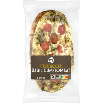 Albert Heijn AH Focaccia basilicum tomaat aanbieding