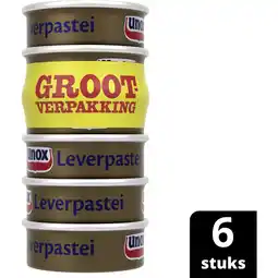 Albert Heijn Unox Leverpastei 6-pack aanbieding
