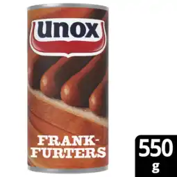 Albert Heijn Unox Frankfurters aanbieding