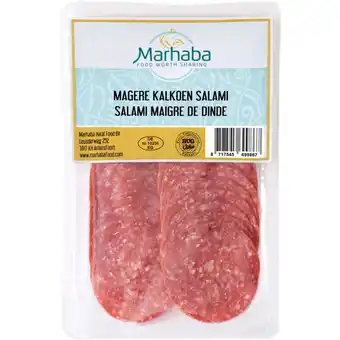 Albert Heijn Marhaba Magere kalkoen salami aanbieding