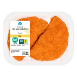Albert Heijn AH Scharrel kip saté schnitzel 2 stuks aanbieding