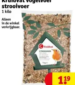 Kruidvat Kruidvat vogelvoer strooivoer aanbieding