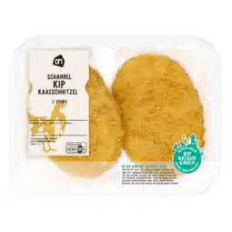 Albert Heijn AH Scharrel kipkaasschnitzel 2 stuks aanbieding