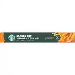 Albert Heijn Starbucks Nespresso smooth caramel capsules aanbieding